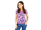 Crazy T-Shirt Aloha Woman - falling flower