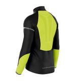 Combressport Hurricane Windproof Jacket Flash - Black/Fluo Yellow