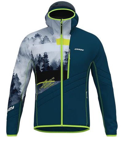 Crazy Idea Jacket Acceleration Man - pine tree