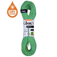 Kötél Beal Tiger 10mm Unicore 70m Dry Cover - green