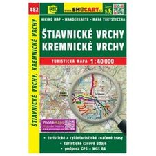 Turistická mapa Štiavnické a Kremnické vrchy 1:40 000